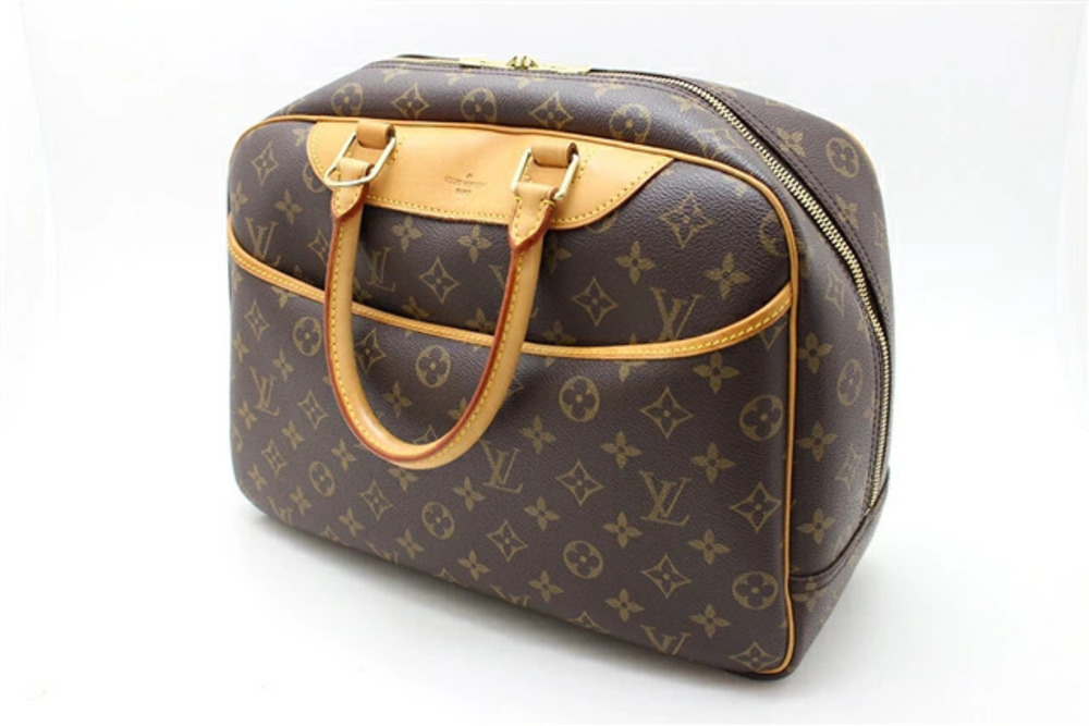Louis Vuitton Deauville Monogram Handbag Brown